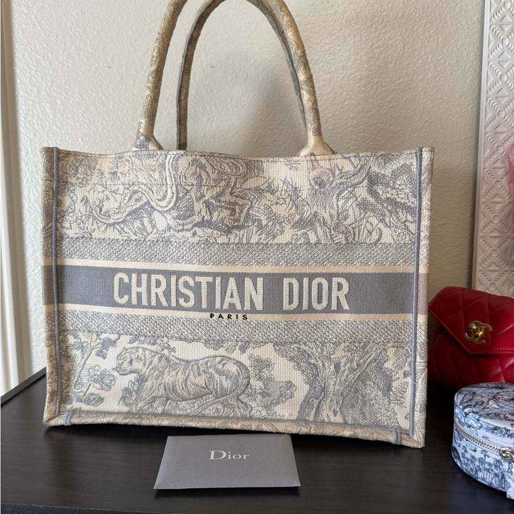 Dior Patterned book tote